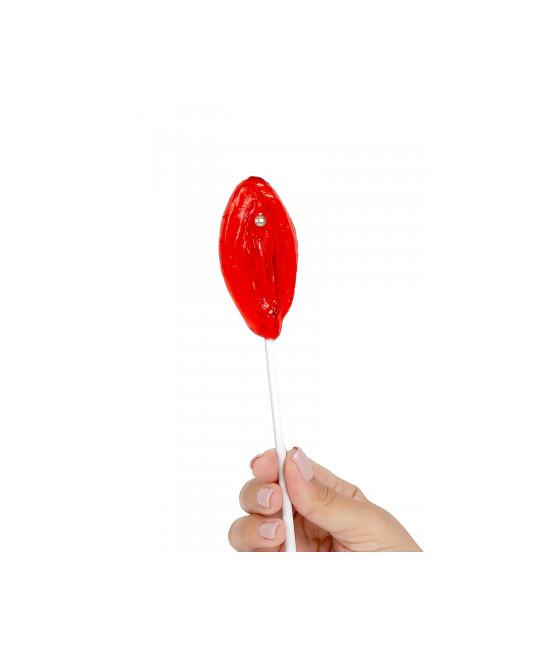Sucette vulve fraise - Secret Play