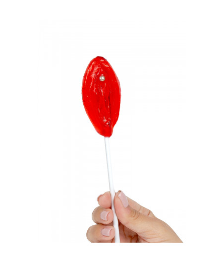Sucette vulve fraise - Secret Play