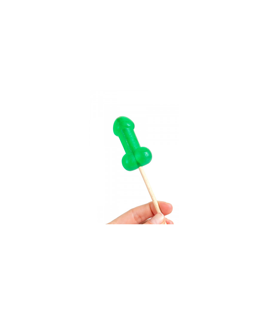 Présentoir de 40 sucettes pénis à la menthe avec effet rafraichissant