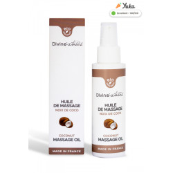 Huile de massage gourmande BIO Noix de coco