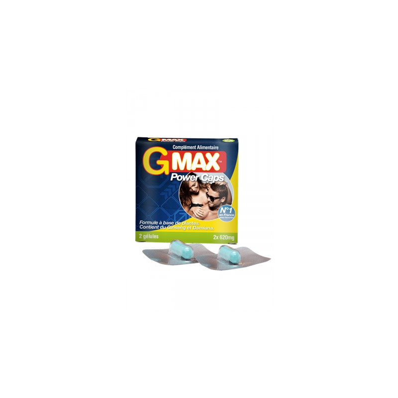 G-Max Power Caps Homme (2 gÃ©lules)
