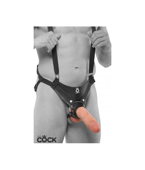 Gode ceinture creux 25 cm - chair