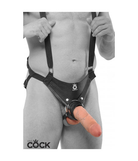 Gode ceinture creux 25 cm - chair
