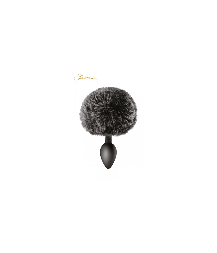 Plug queue de lapin - noir Plug queue de lapin - noir