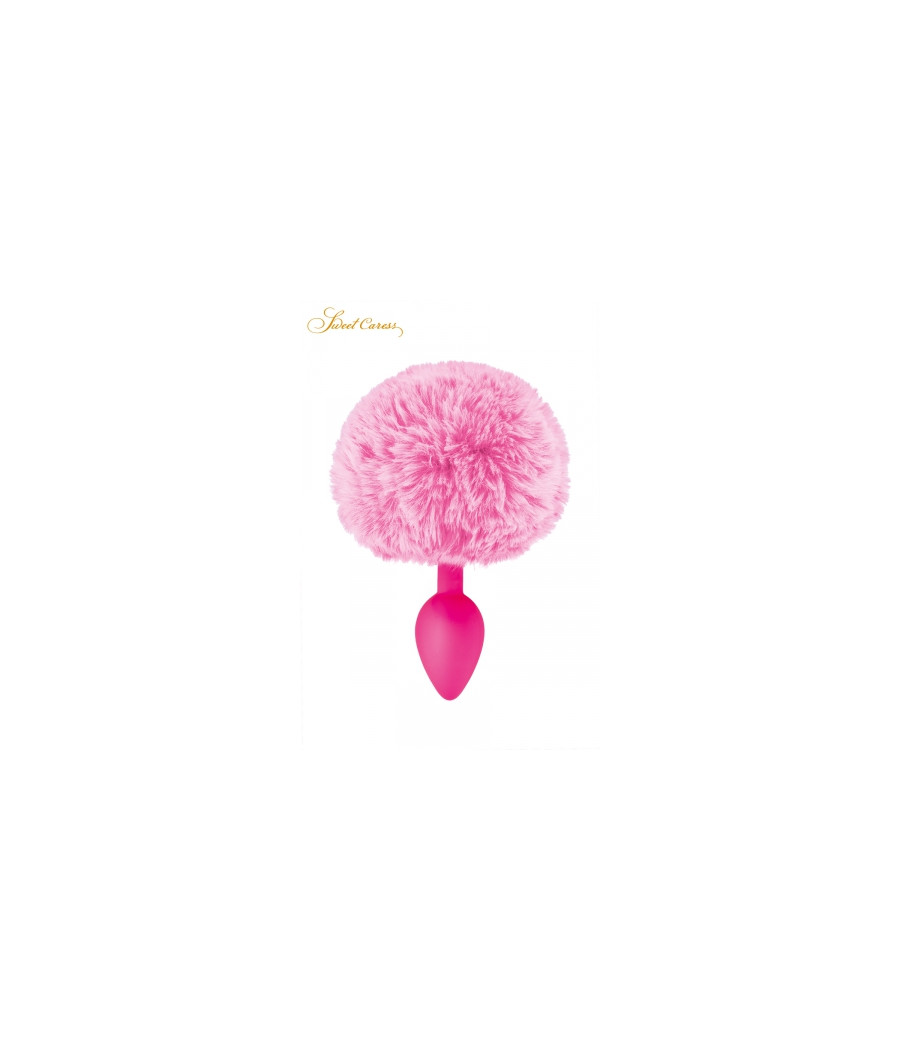Plug queue de lapin - rose Plug queue de lapin - rose