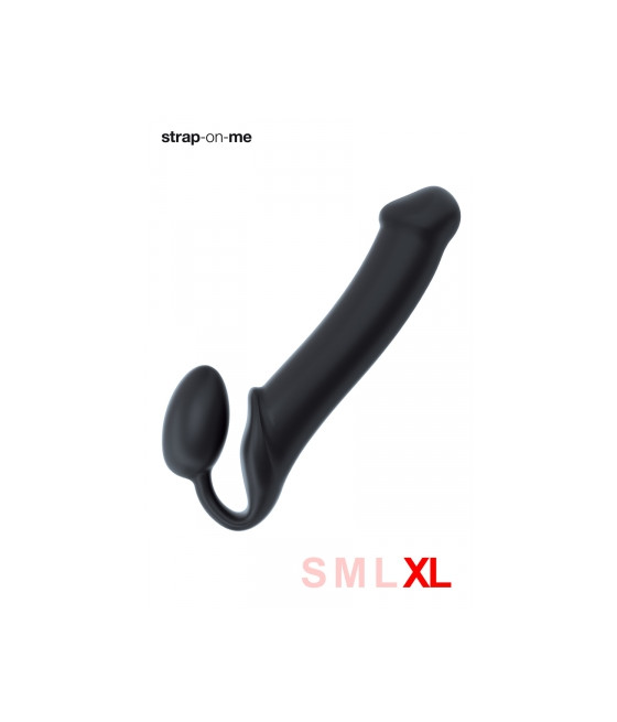 Gode ceinture strap-on noir XL