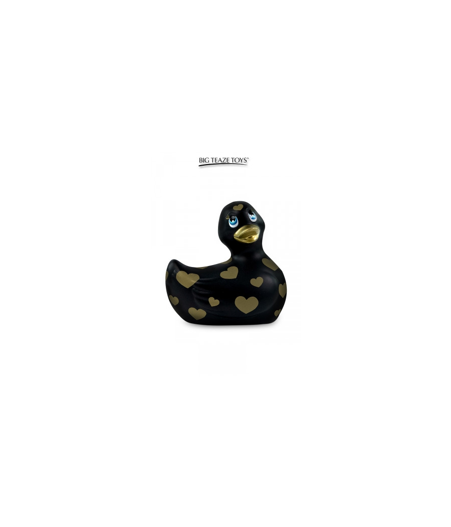 Mini canard vibrant Romance noir et or Mini canard vibrant Romance noir et or