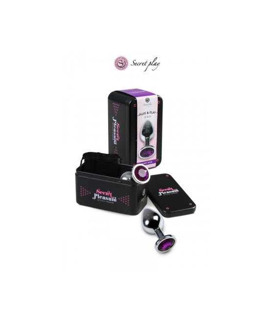 Plug aluminium M Violet
