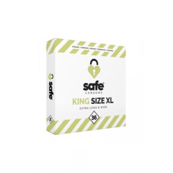 36 prÃ©servatifs Safe King Size XL