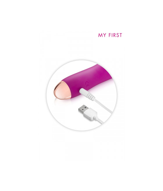 Vibromasseur rechargeable Giggle rose - My First