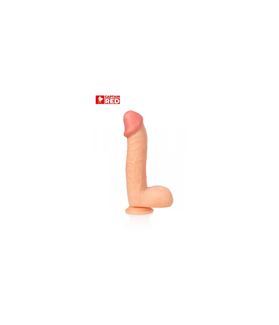 Gode XXL The Super 29 x 6,5 cm - Captain Red Gode XXL The Super 29 x 6,5 cm - Captain Red