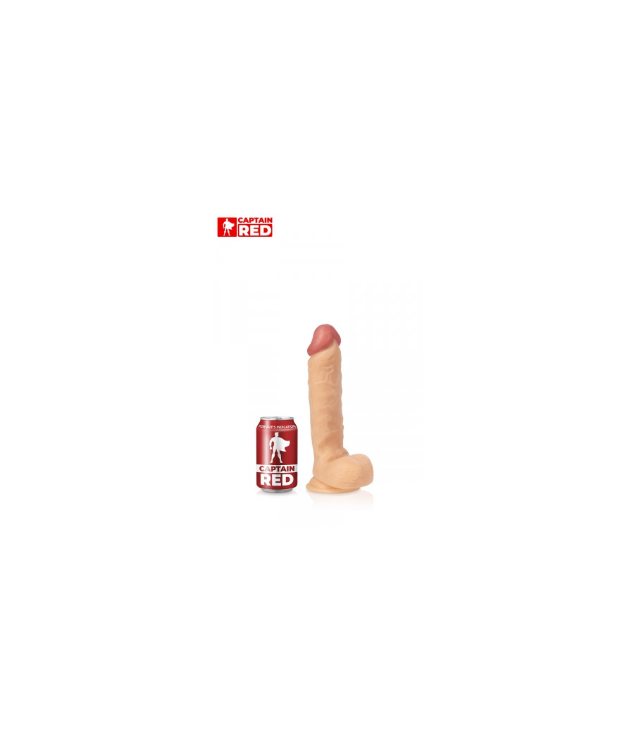 Gode réaliste The Intense 24 x 5 cm - Captain Red