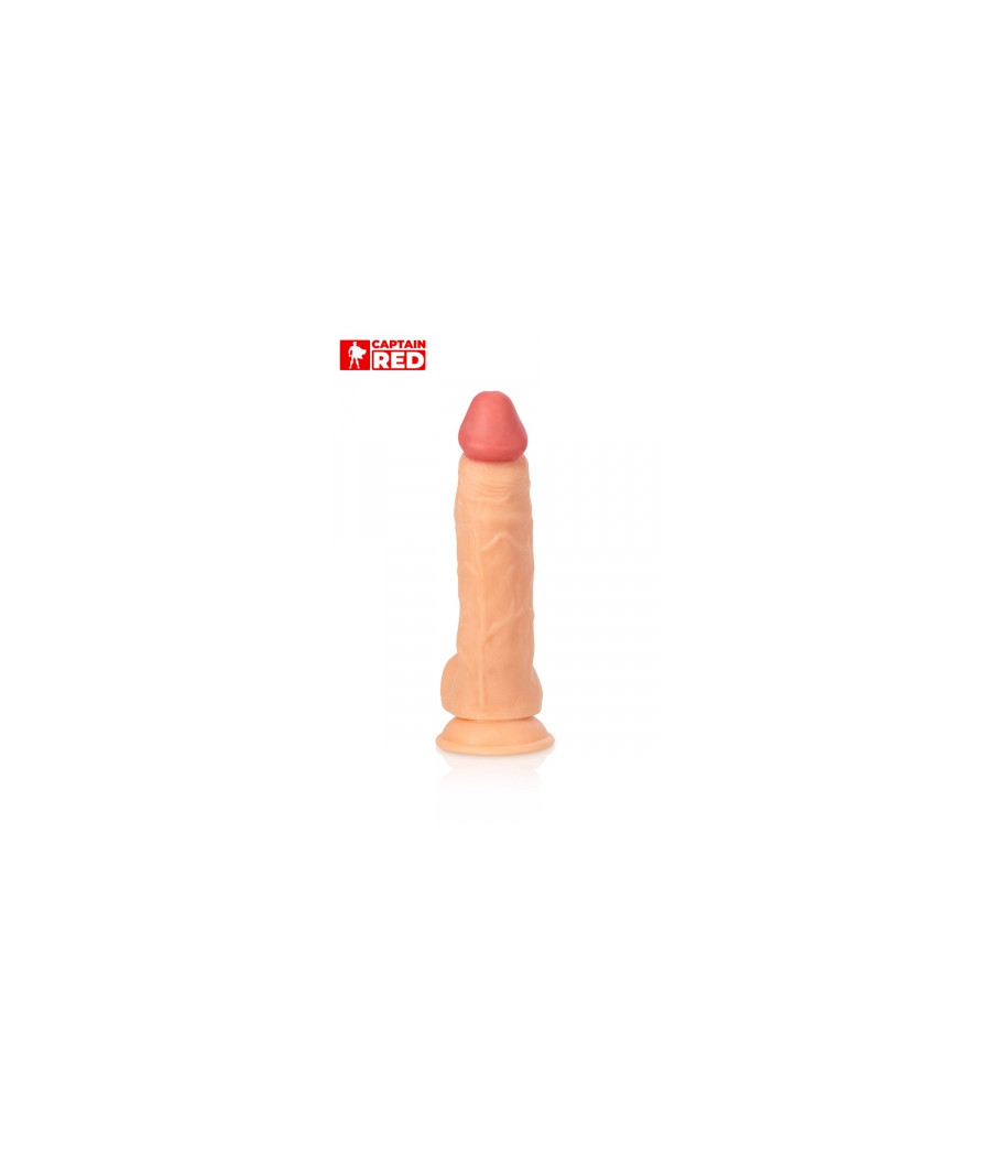 Gode réaliste The Intense 24 x 5 cm - Captain Red