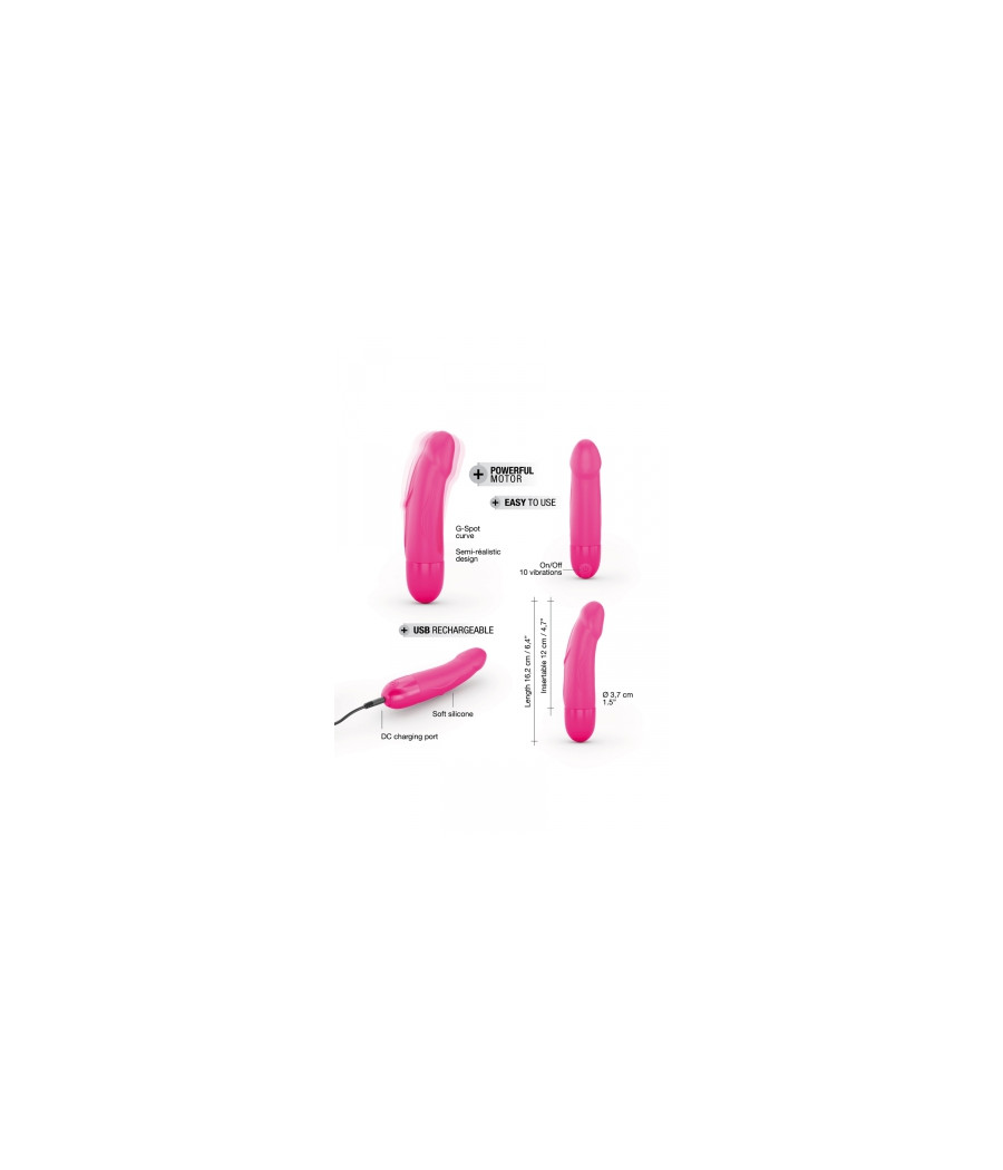 Vibro rechargeable Real Vibration rose S 2.0 - Dorcel