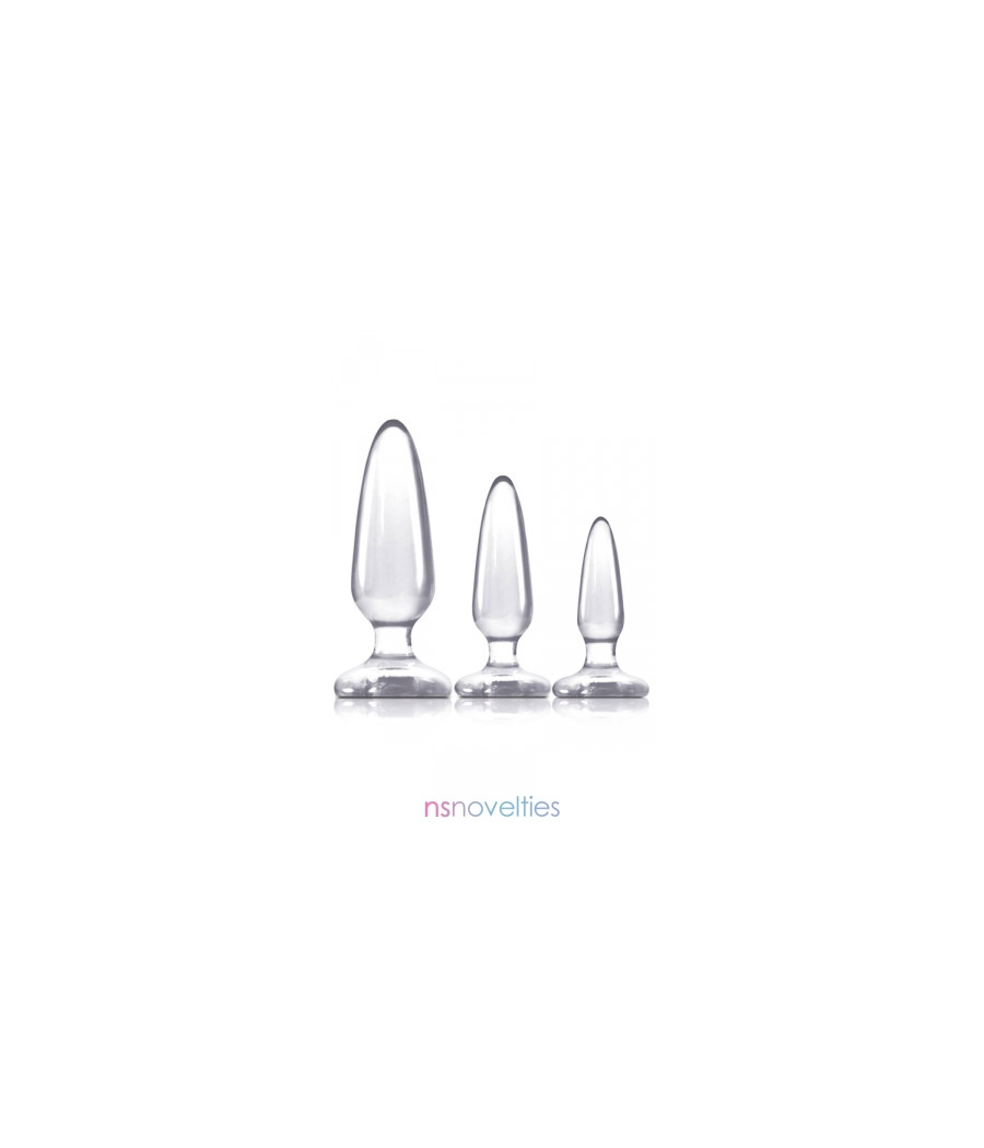 Kit d'entrainement anal Jelly Rancher Transparent Kit d'entrainement anal Jelly Rancher Transparent