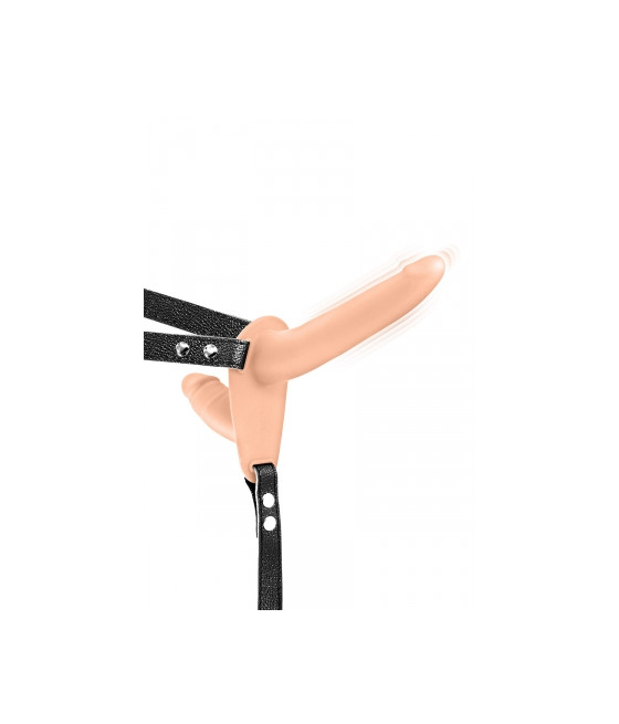 Double gode ceinture chair vibrant - Fetish Tentation