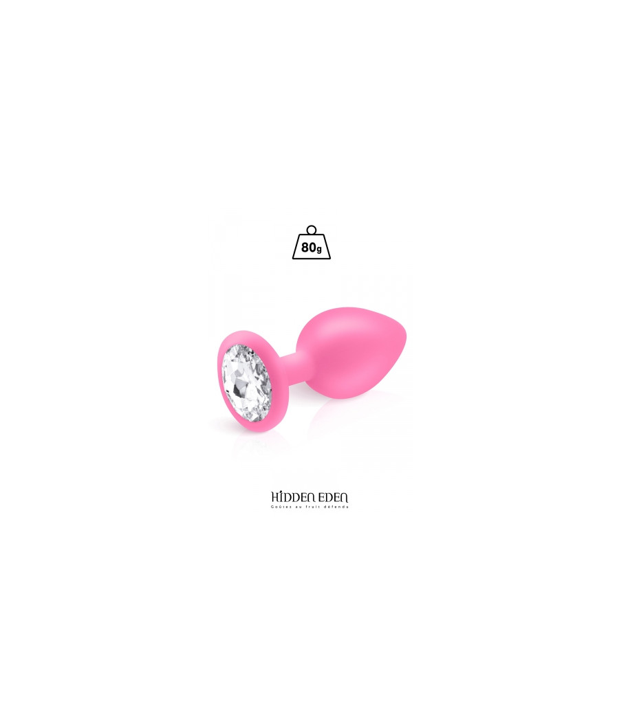 Plug bijou silicone rose L - Hidden Eden Plug bijou silicone rose L - Hidden Eden