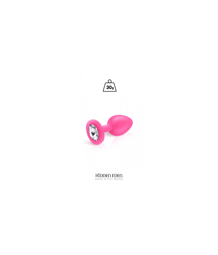 Plug bijou silicone rose S - Hidden Eden Plug bijou silicone rose S - Hidden Eden