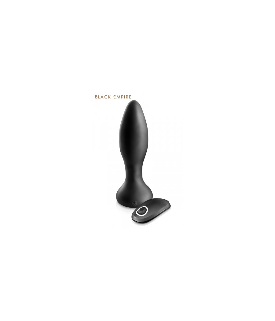 Plug anal à billes rotatives télécommandé - Black Empire Plug anal à billes rotatives télécommandé - Black Empire
