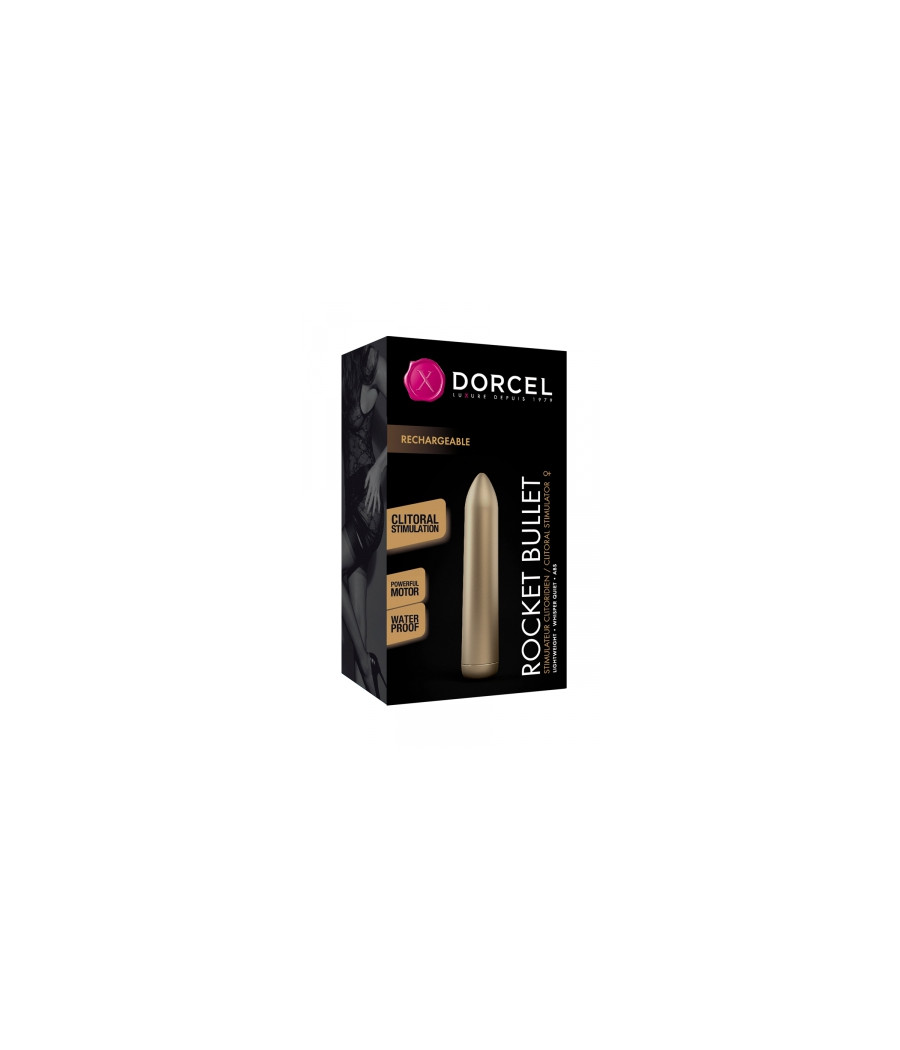 Mini vibro Rocket Bullet doré - Dorcel