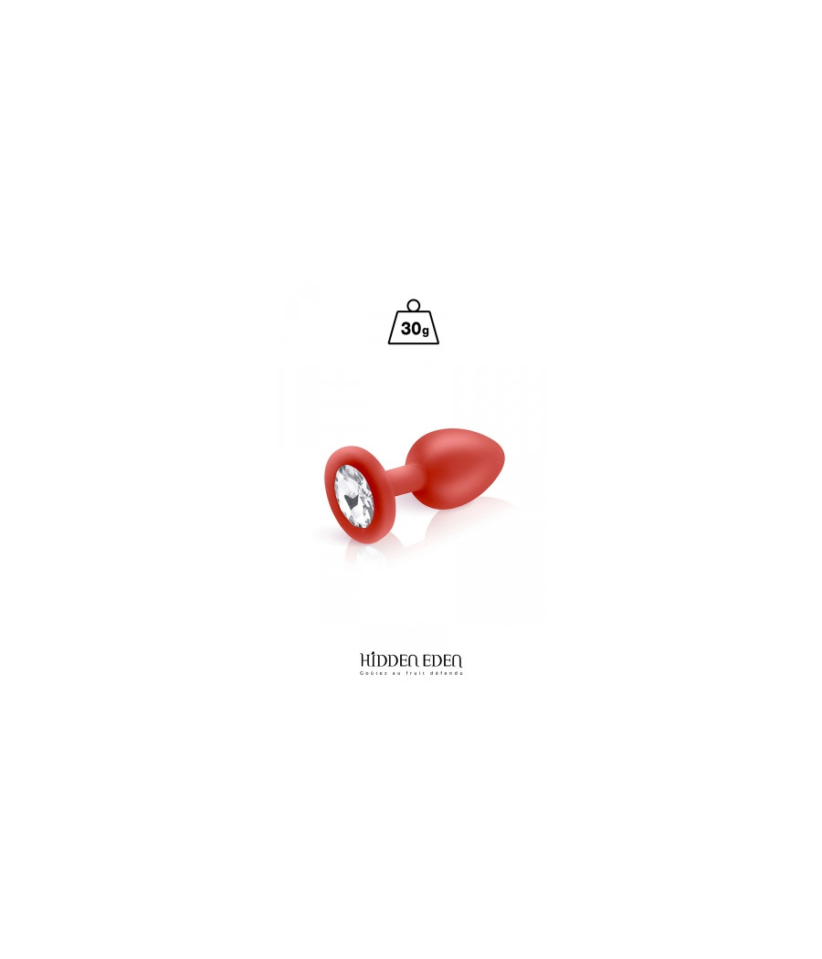Plug bijou silicone rouge S - Hidden Eden Plug bijou silicone rouge S - Hidden Eden