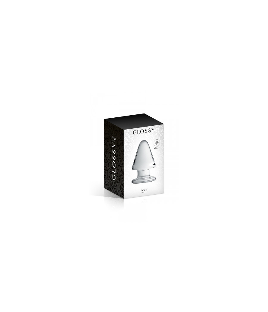 Plug anal verre Glossy Toys n° 23 Clear Plug anal verre Glossy Toys n° 23 Clear