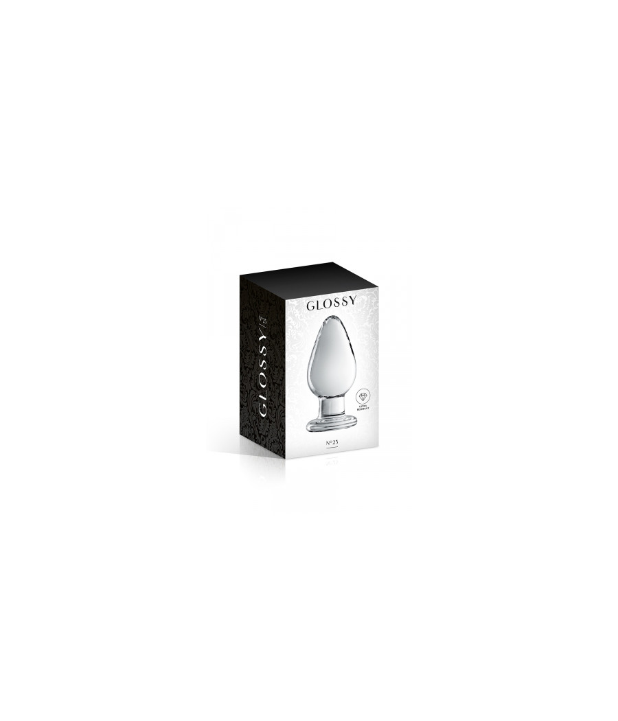 Plug anal verre Glossy Toys n° 25 Clear Plug anal verre Glossy Toys n° 25 Clear