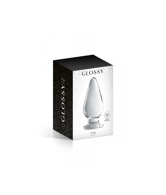 Plug anal verre Glossy Toys n° 26 Clear