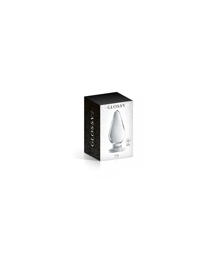 Plug anal verre Glossy Toys n° 26 Clear Plug anal verre Glossy Toys n° 26 Clear