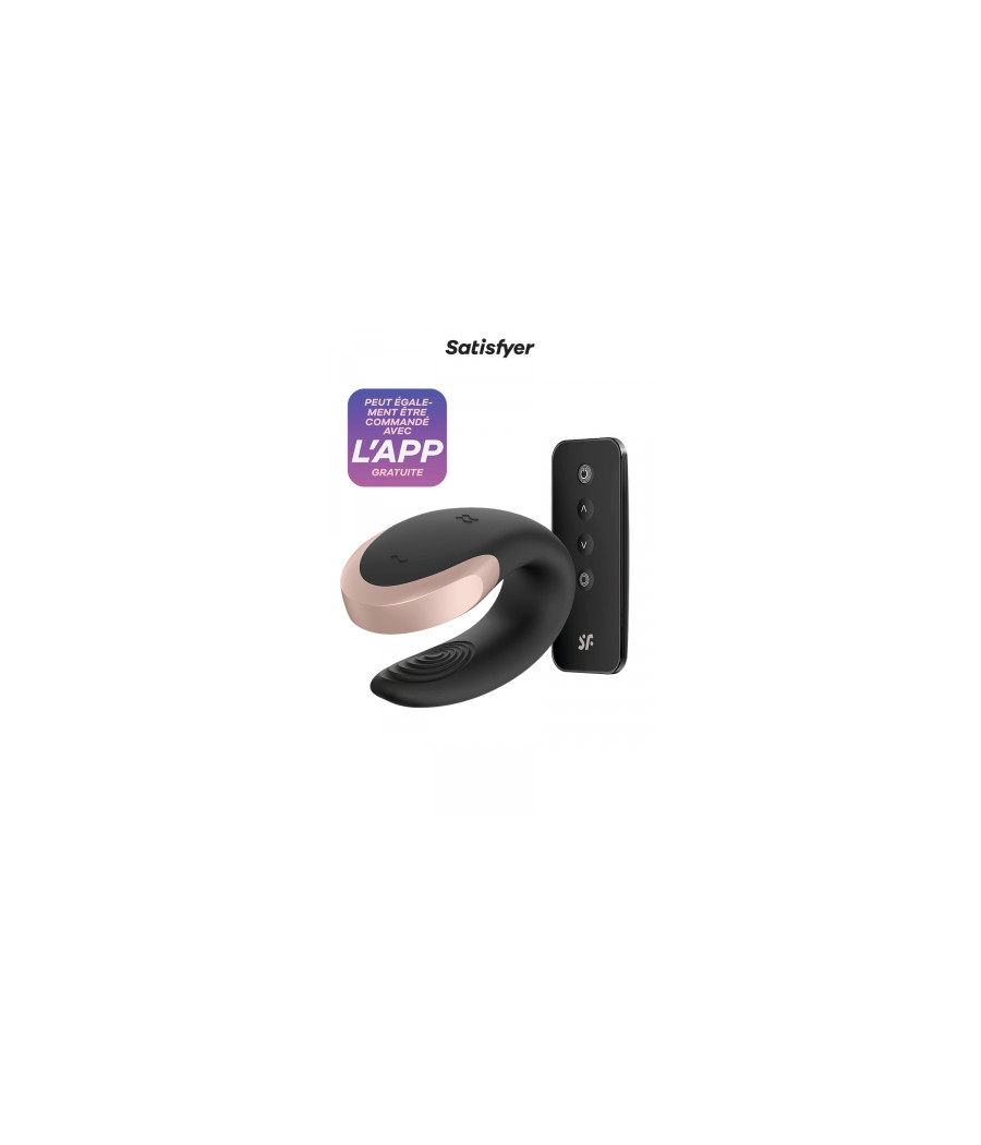 Stimulateur Double Love noir - Satisfyer Stimulateur Double Love noir - Satisfyer