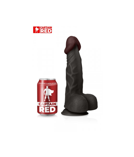 Gode Amazing Black 23 x 5 cm - Captain Red