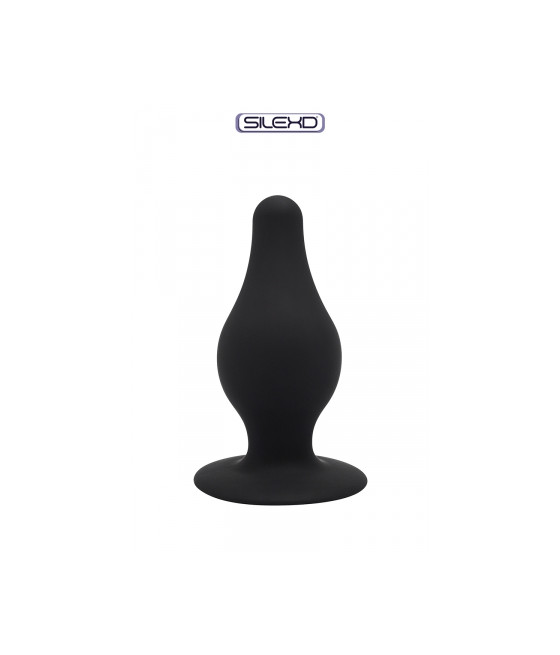 Plug anal The Original Model 2 noir 9,3 cm - SilexD
