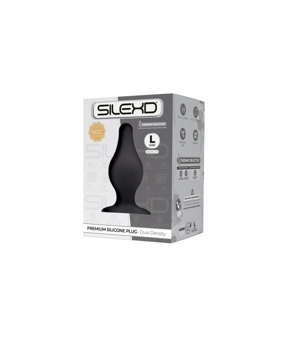 Plug anal The Original Model 2 noir 10,2 cm - SilexD