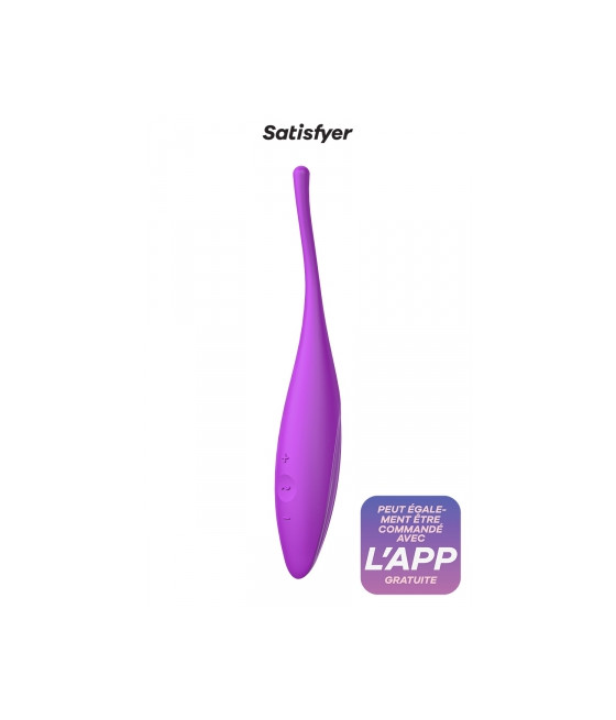 Stimulateur connecté Twirling Joy fuchsia - Satisfyer