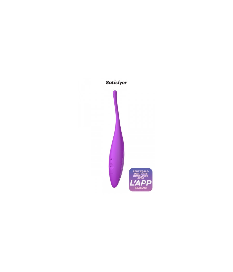 Stimulateur connecté Twirling Joy fuchsia - Satisfyer Stimulateur connecté Twirling Joy fuchsia - Satisfyer