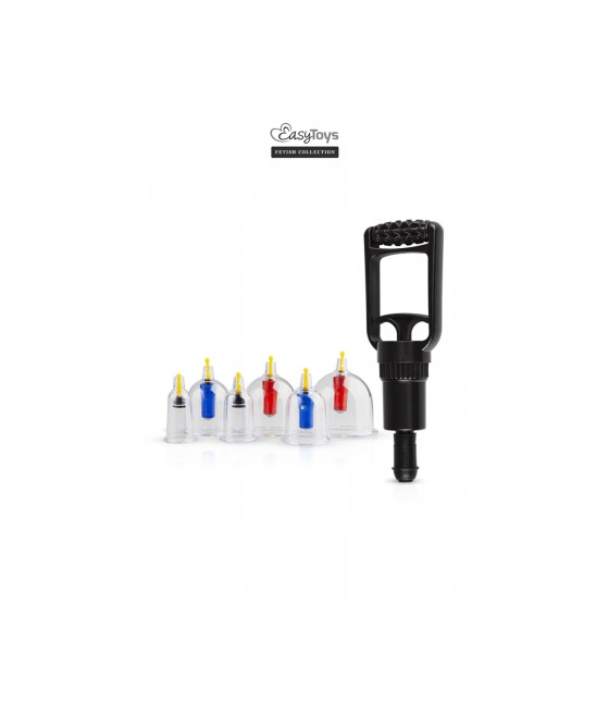 Coffret 6 ventouses Cupping Set - EasyToys Fetish Collection