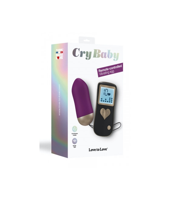 Oeuf vibrant Cry Baby Purple Rain