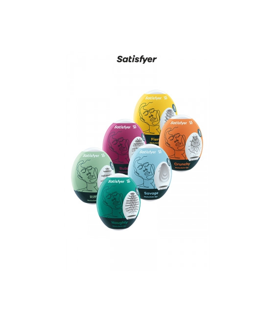 Pack de 6 Satisfyer Eggs assortis