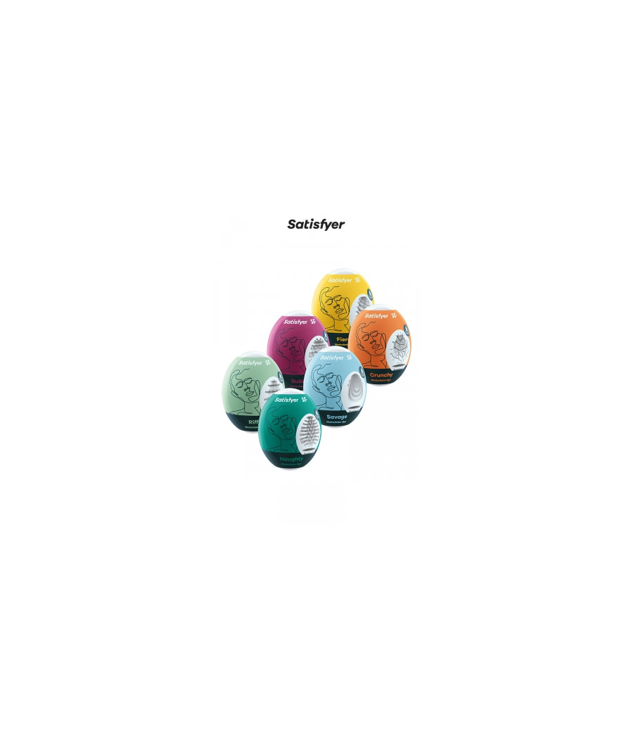 Pack de 6 Satisfyer Eggs assortis Pack de 6 Satisfyer Eggs assortis