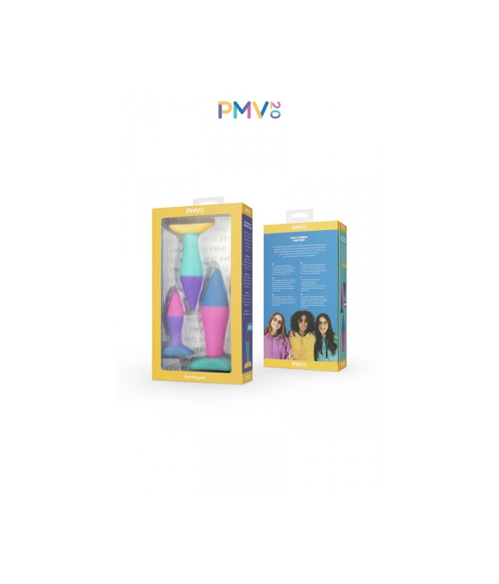 Coffret 3 plugs anal Koda - PMV20