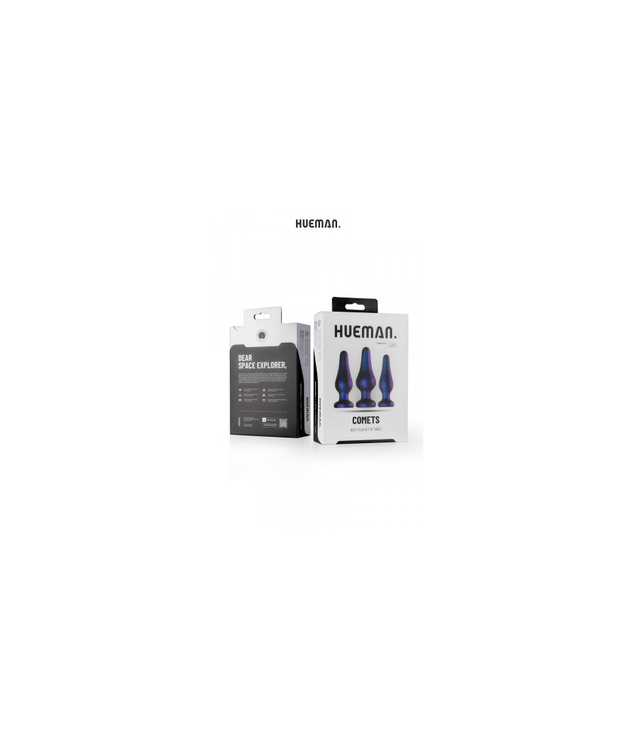 Kit 3 plugs anal Comet - Hueman