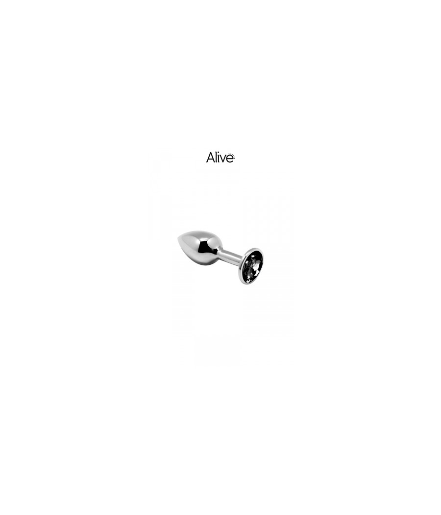 Plug métal bijou noir S - Alive Plug métal bijou noir S - Alive
