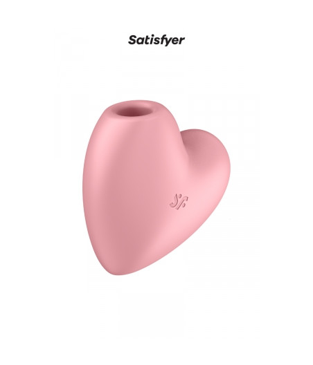 Double stimulateur Cutie Heart rose - Satisfyer