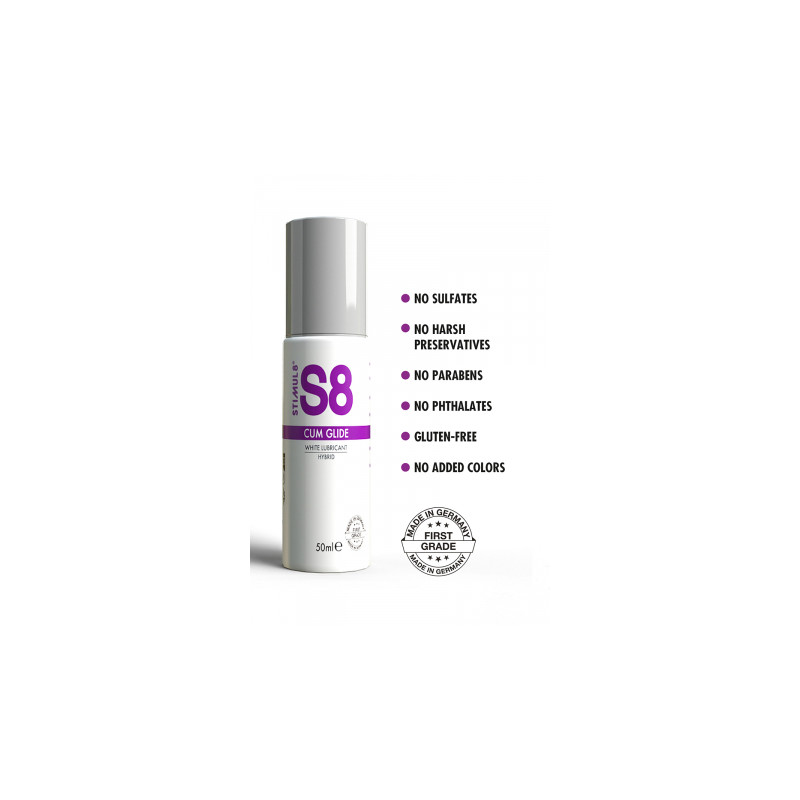 Lubrifiant hybride S8 effet sperme 50ml