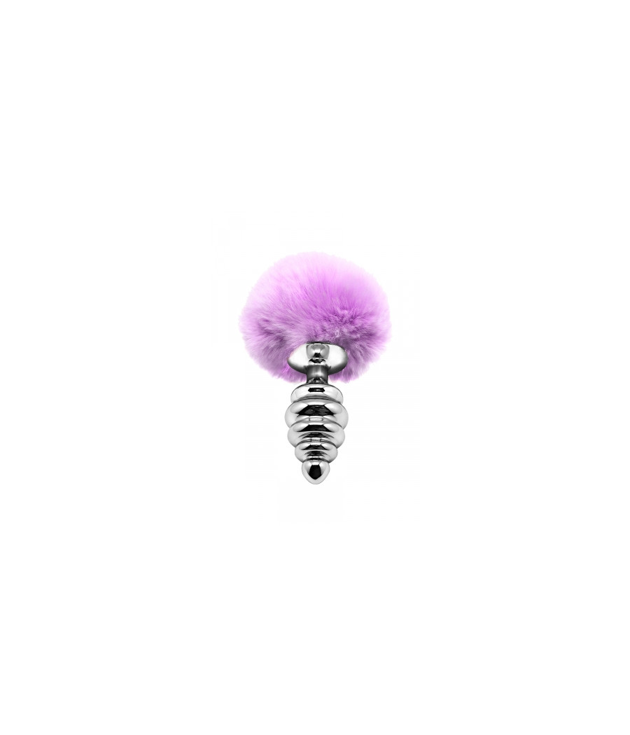 Plug métal Fluffy Twist M mauve - Alive Plug métal Fluffy Twist M mauve - Alive