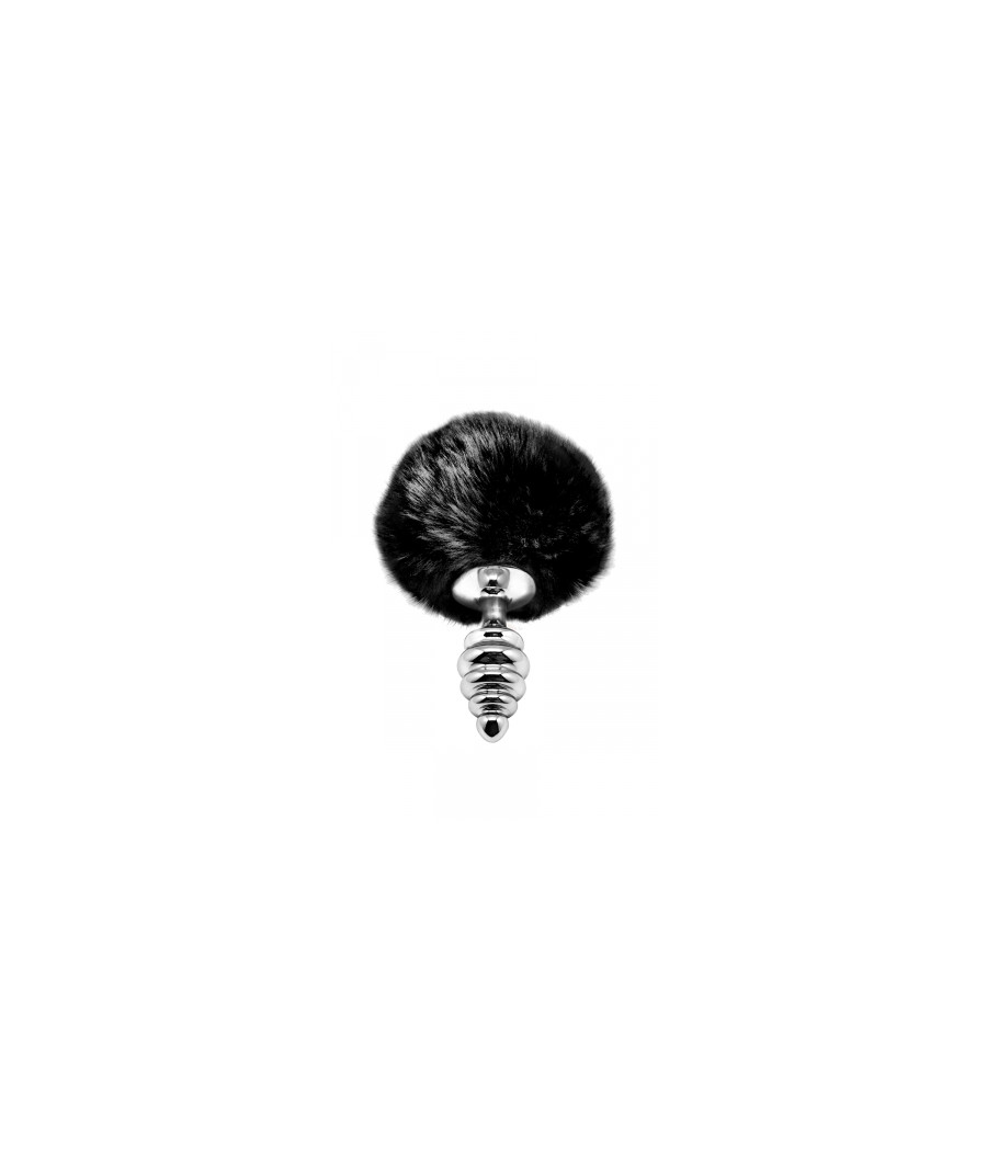 Plug métal Fluffy Twist S noir - Alive Plug métal Fluffy Twist S noir - Alive