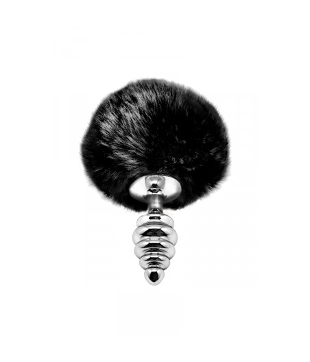 Plug métal Fluffy Twist S noir - Alive