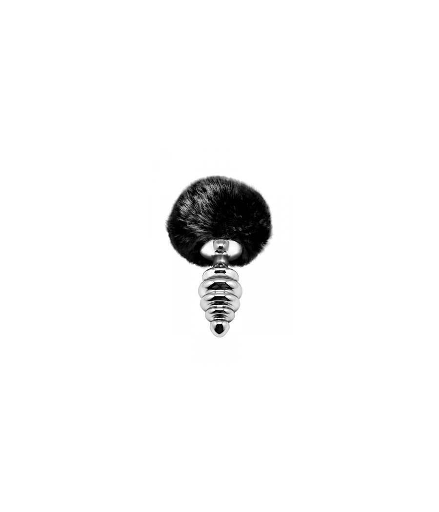 Plug métal Fluffy Twist M noir - Alive Plug métal Fluffy Twist M noir - Alive