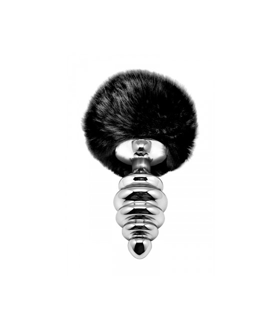 Plug métal Fluffy Twist L noir - Alive