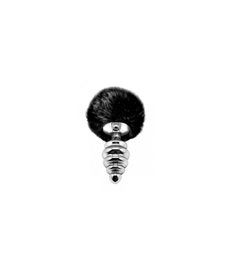 Plug métal Fluffy Twist L noir - Alive Plug métal Fluffy Twist L noir - Alive